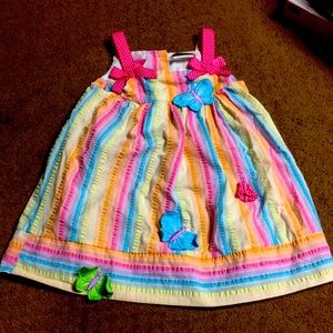 sundress 3T girls multi colored EUC-in like new condition so pretty